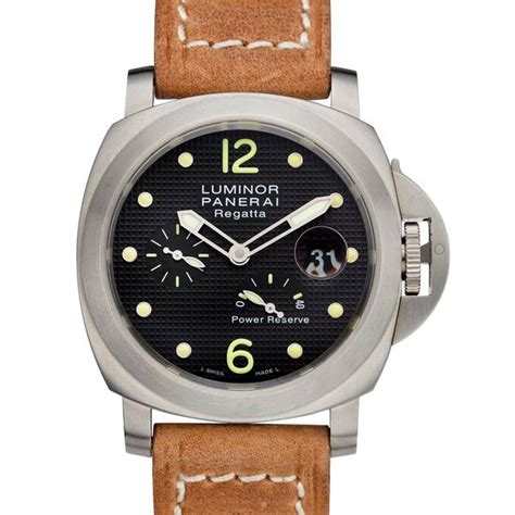 panerai luminor power reserve regatta|luminor panerai prices.